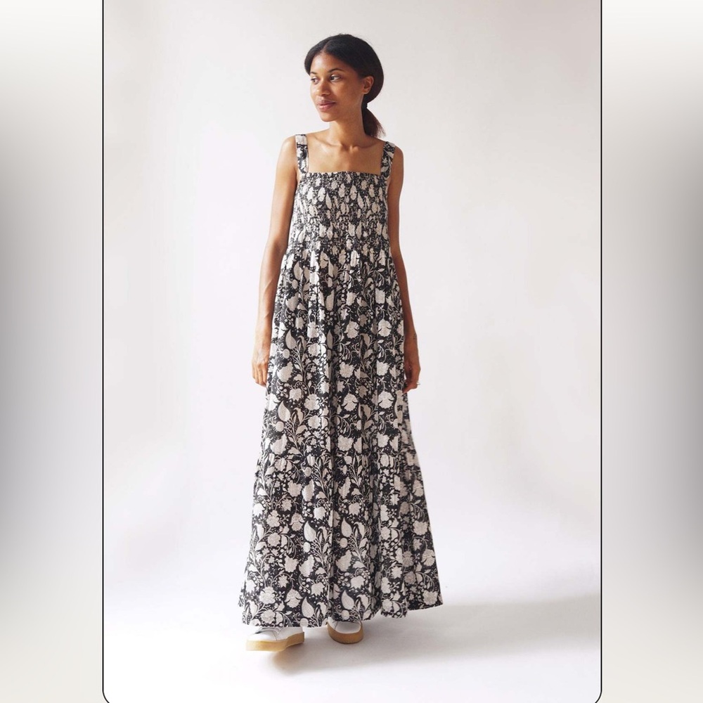 M. Patmos paisley block print maxi dress